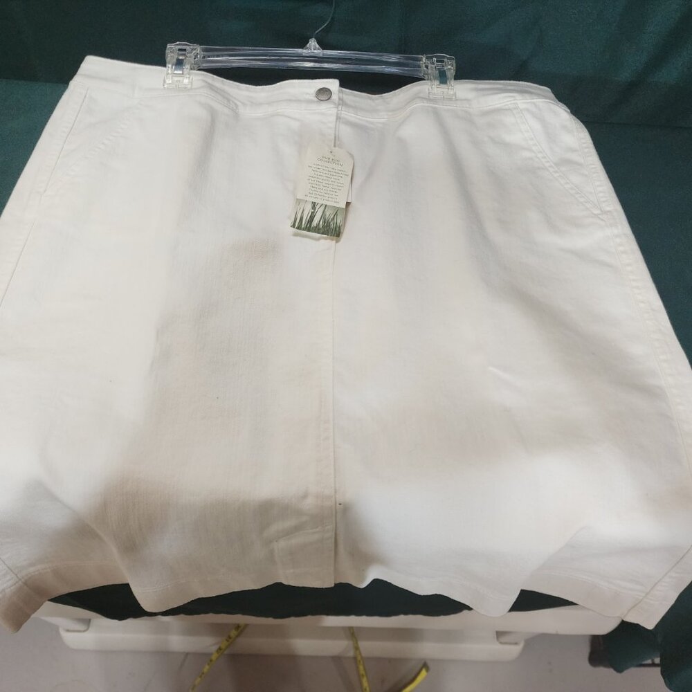 Eileen Fisher Crisp White Pencil Skirt - Picture 4 of 4
